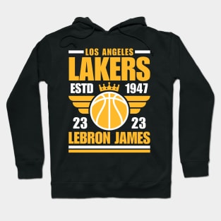 Los Angeles Lakers James 23 Basketball Retro Hoodie